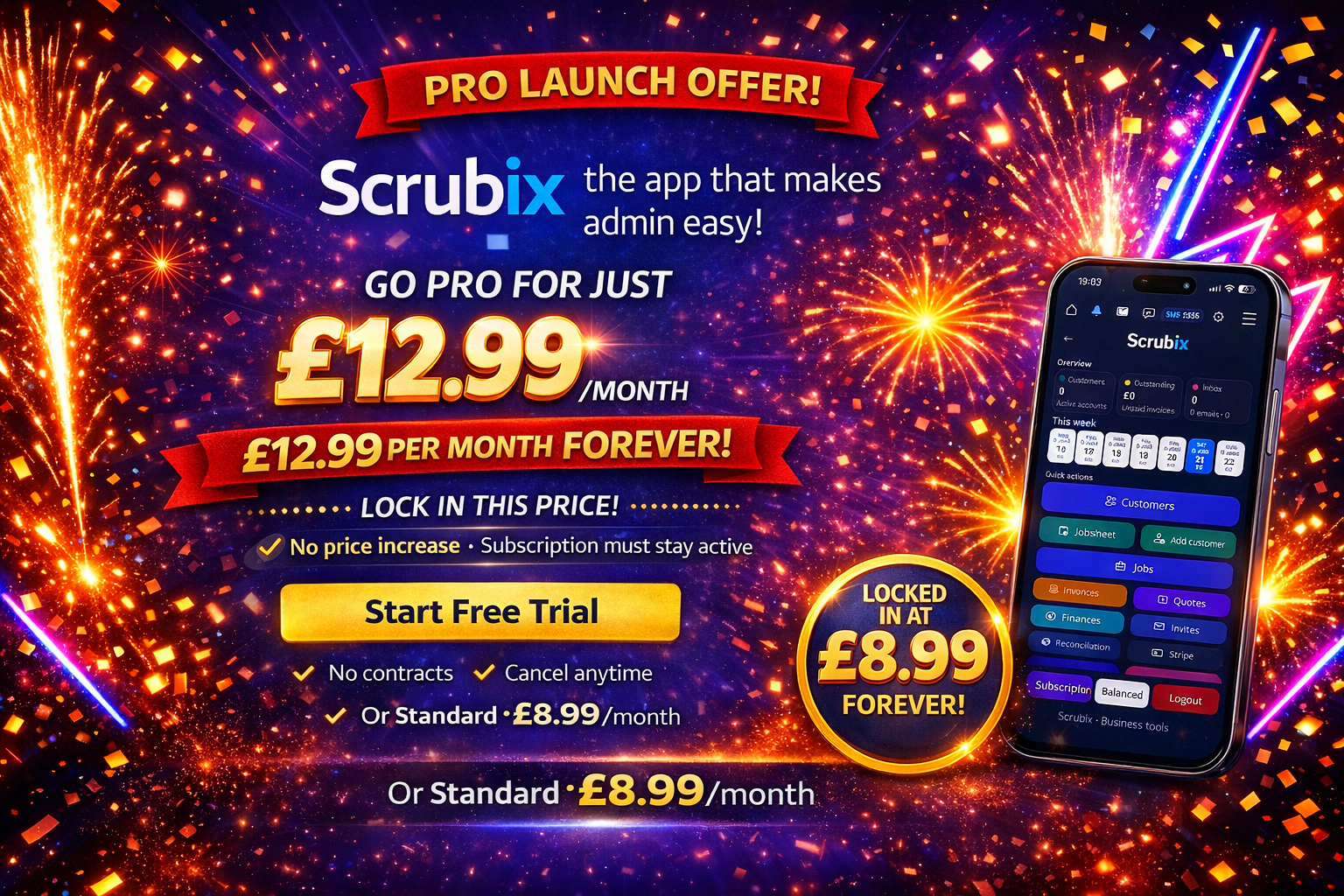 Scrubix launch promo